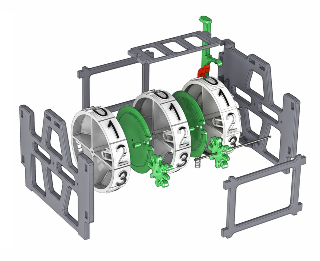Download free STL file Mechanical Counter • 3D print design ・ Cults